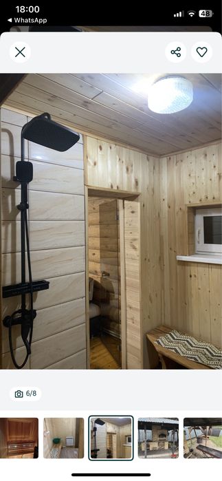 Баня на дровах из сруба