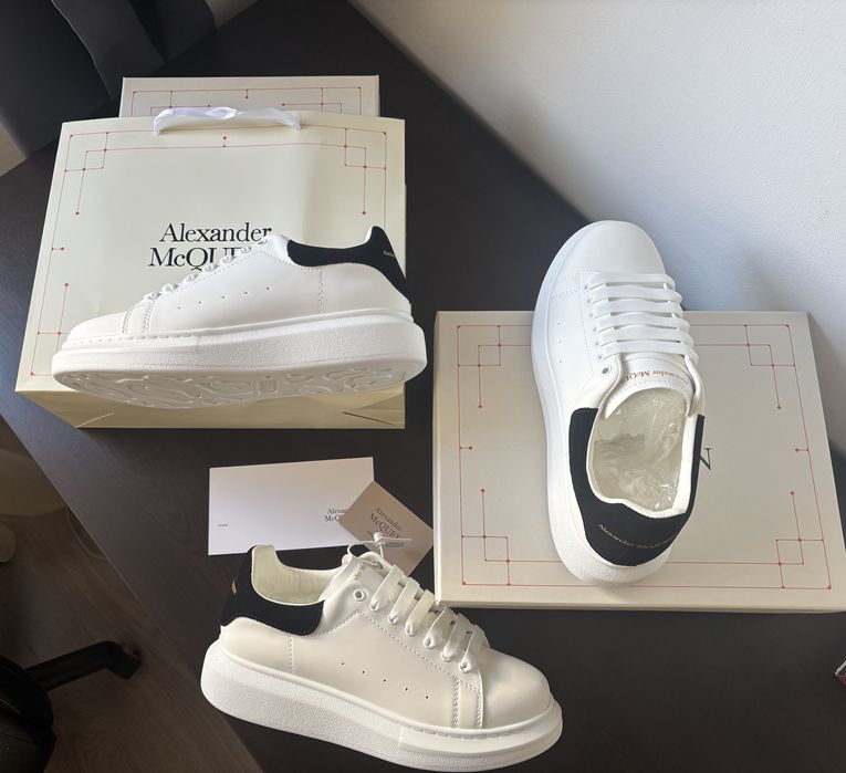 Adidasi Alexander McQueen White&Black