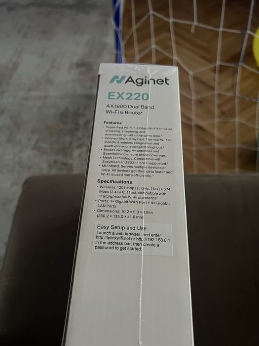 TP LINK EX 220 AX1800 двулентов Wi-Fi 6 рутер