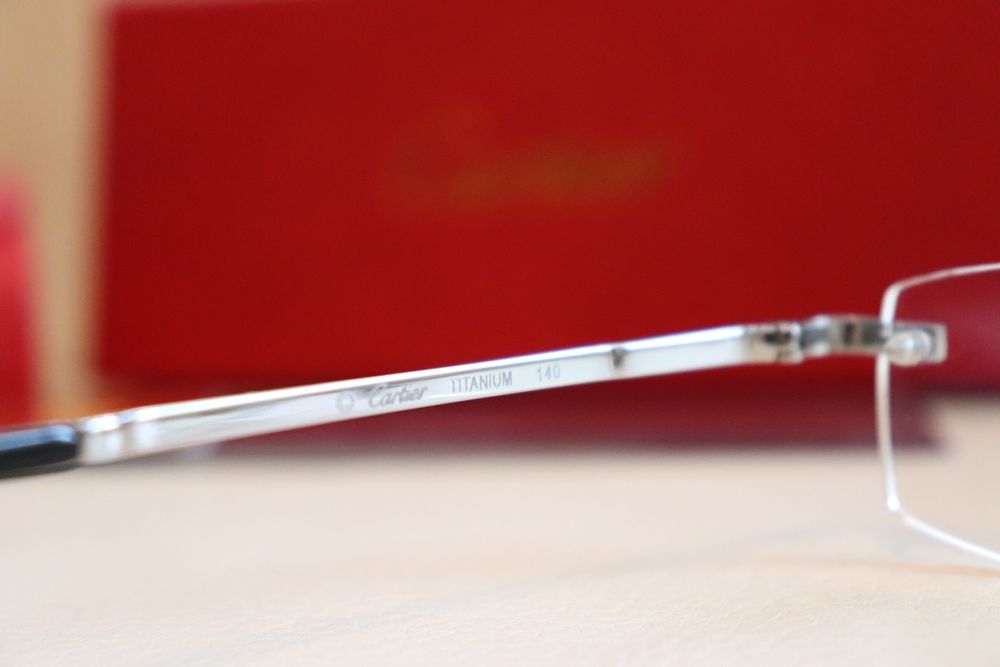 CARTIER CT0087O 003 Santos de Cartier  Rame ochelari rimless silhouett