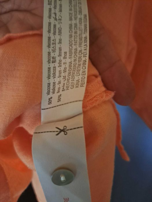 Дамска риза лен oysho