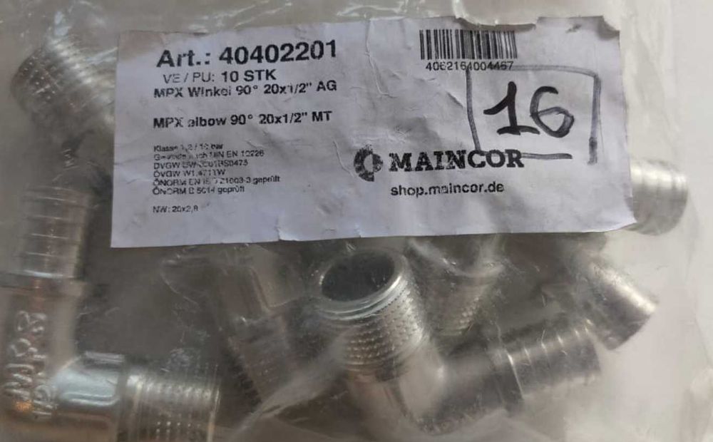 Пресс-фитинги и надвижные гильзы TECE\Maincor