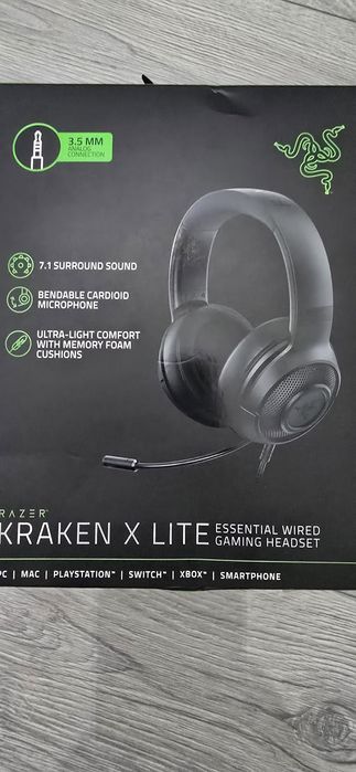 Casti logitech,razer hiperspeed noi sigilate