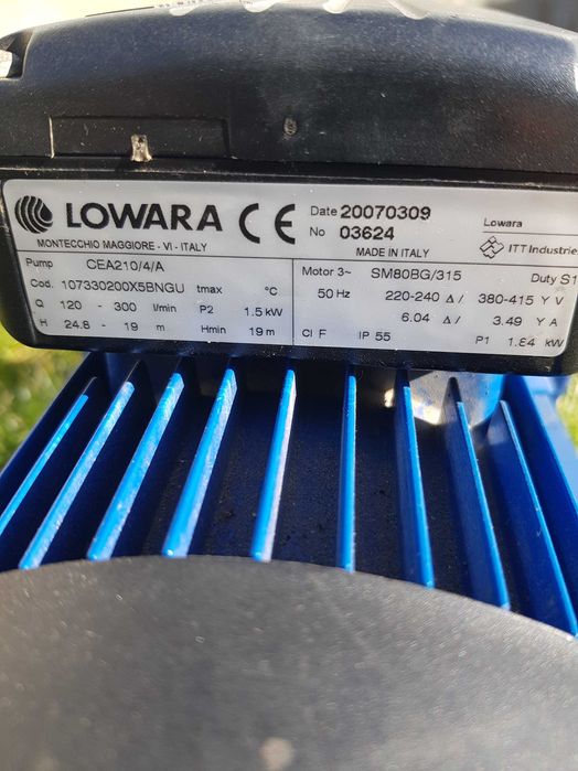 Pompă lichide agresive 1,5kw Lowara Italy