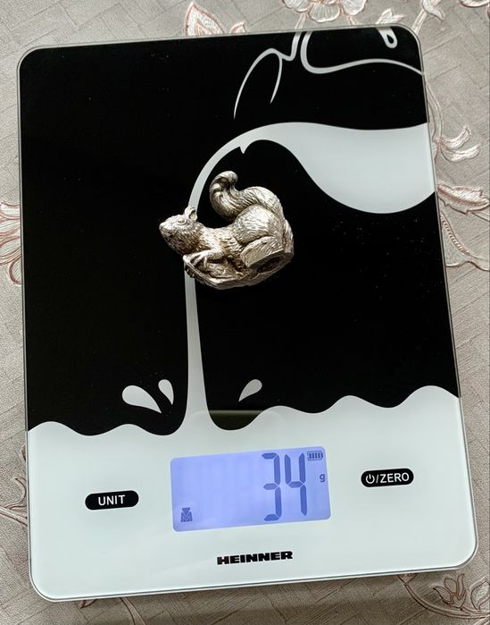 Veverita din Argint Lucchesi FARO Italia figurina veche de colectie