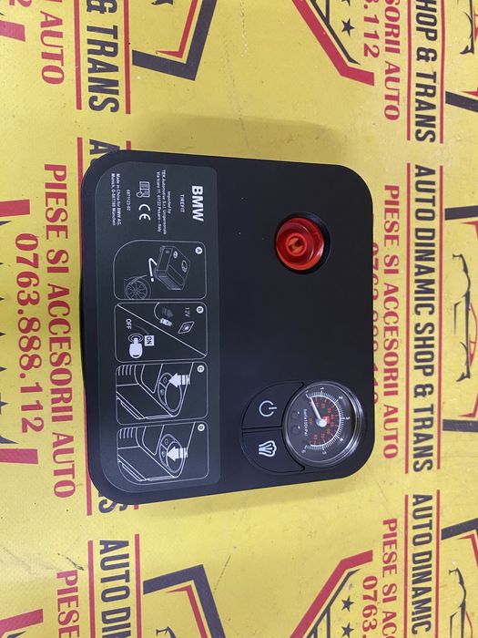 Compresor auto umflat roti masina original BMW 180 W 12V 6871123-02