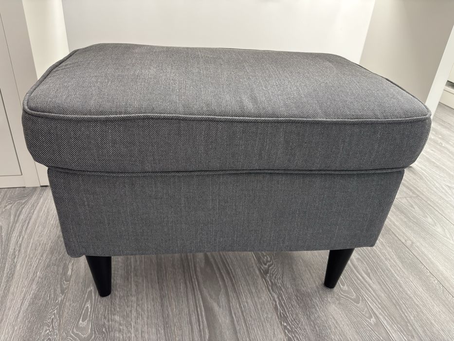 Taburet gri Strandmon Ikea neutilizat
