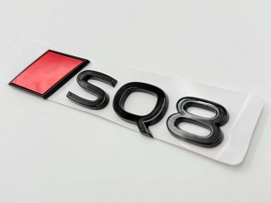 Emblema AUDI SQ8 spate negru NOU