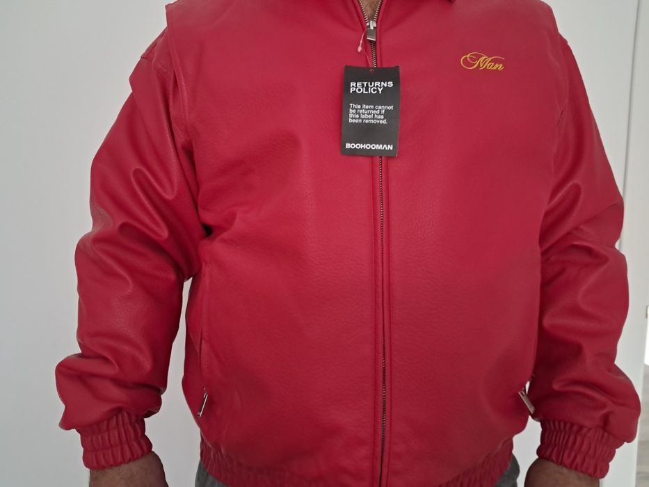 Geacă bărbați roșie 54