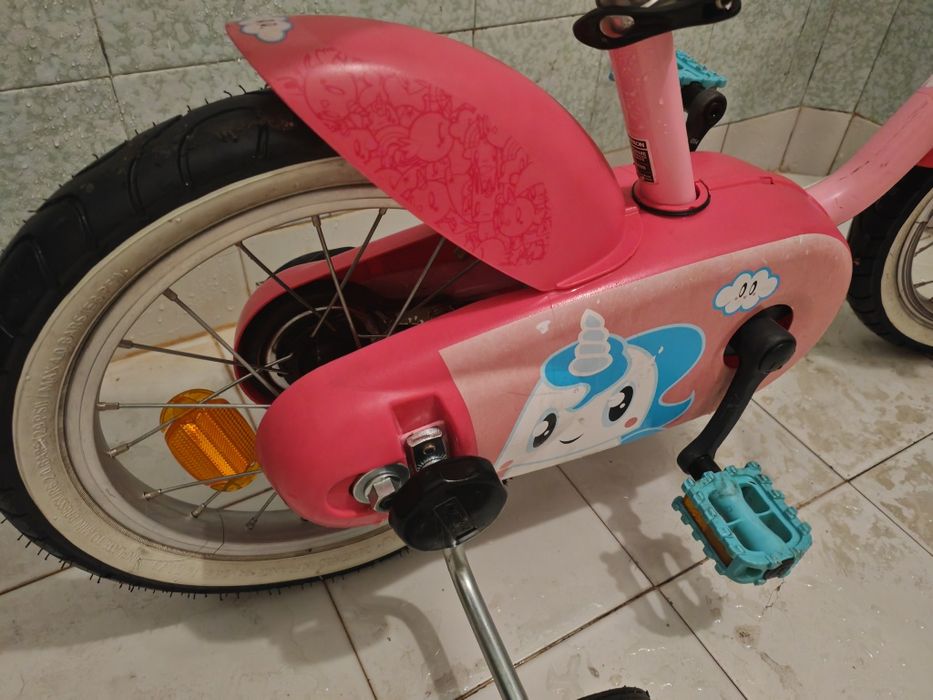 Детско колело  btwin 14" розово