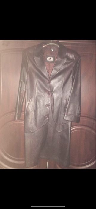 Коженный плащ 44-48 раз