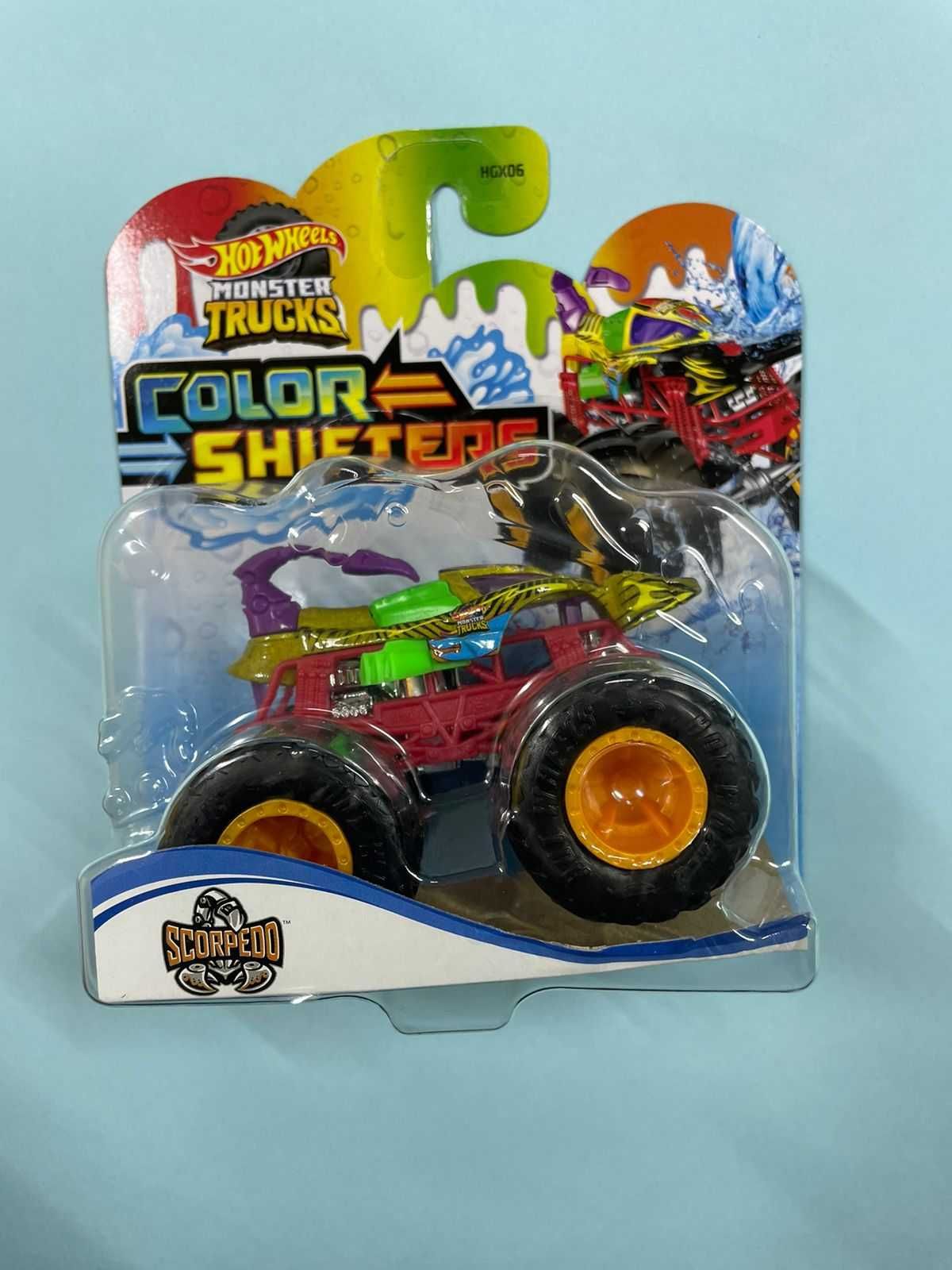 Машинка Хот Вилс/Hot Wheels Color Shifters Monster Truck меняющая цвет: 7  500 тг. - Игрушки Алматы на Olx