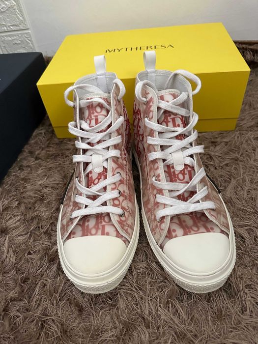Dior B23 Rosi Rosu Red (Marime 45, US 12, Originali de pe Mytheresa)