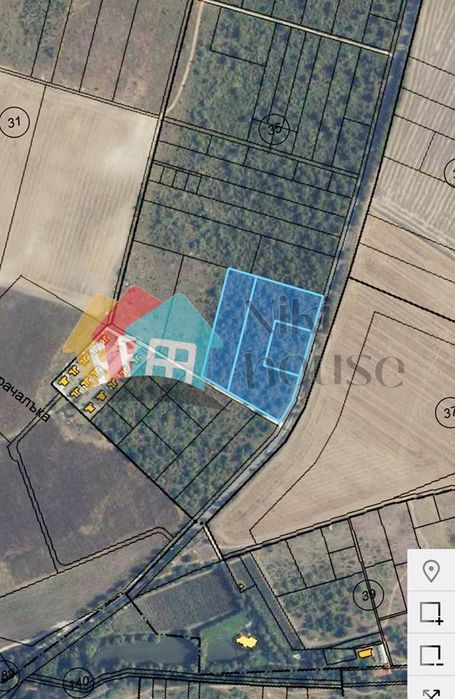 Парцел в Добрич, област-с.Рогачево площ 22509 цена 405162