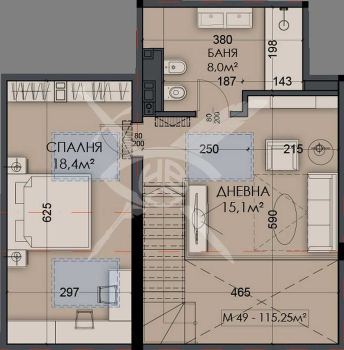 Мезонет в кв.Виница - 426-15266