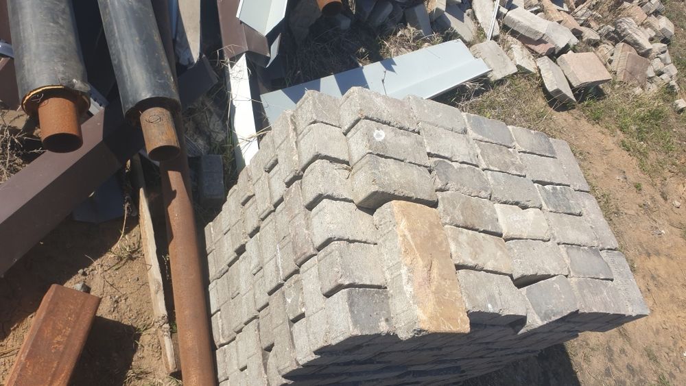 Брусчатка и кирпич б/у