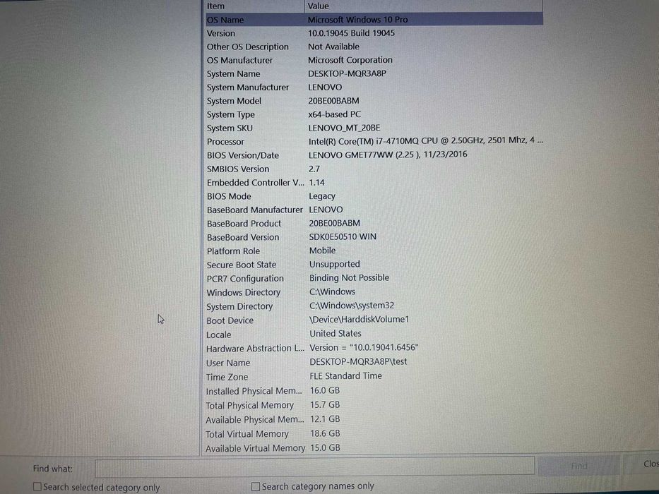 Lenovo t540p, 16GB, i7 2.5 GHz, 500GB SSD, Intel HD & Nvidia GT730M
