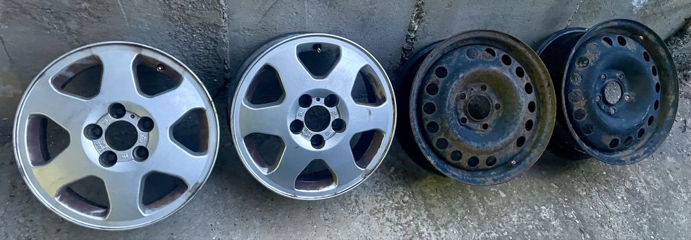 Джанти 15” 2 бр. Алумиежиеви и 2бр. Железни