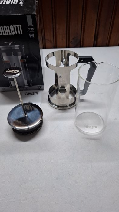 Френска преса Preziosa Bialetti 1 л,8 чаши,кафе,чай