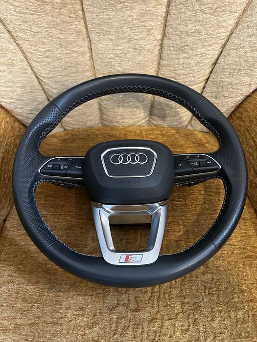 Volan + Airbag Audi Q7 4M / Q8, S Line : 4M0880201T / 4M8419091AA