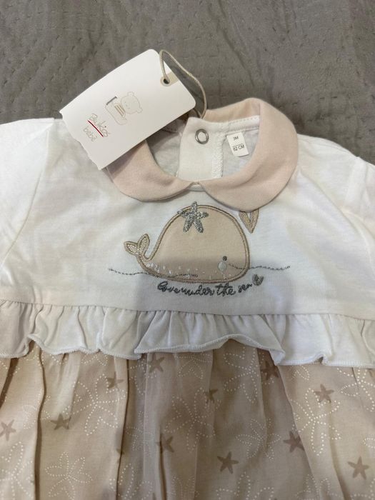 Salopeta pijama bebeluși bebe model unisex BluKids bebe Italia