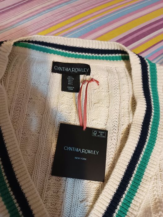 Pulover damă Cynthia Rowley/ Nou cu etichetă.
