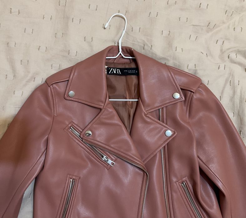 Кожено яке Zara (Bershka,Pull&Bear,Stradivarius,Mango)