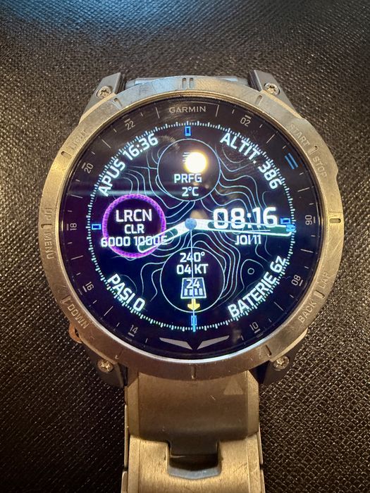 Ceas Garmin D2 Mach 1 Aviator titaniu