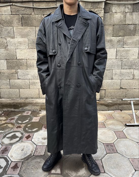 Плащ кожаный советский