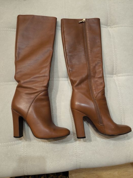 Сапоги модельные, кожанные 36 размер