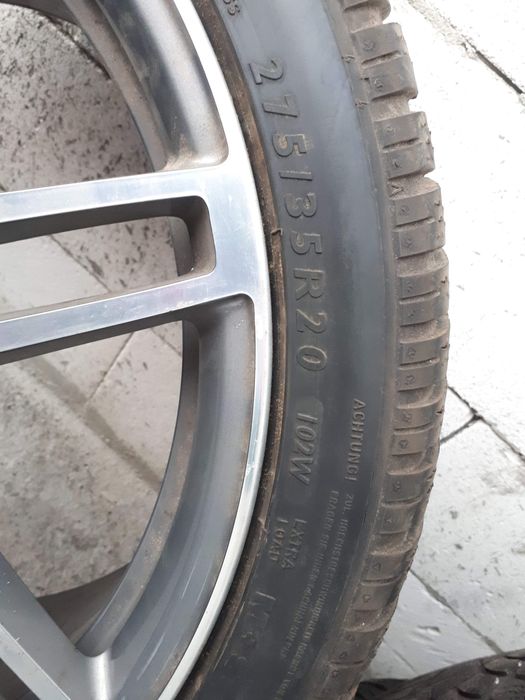 Jante Audi OEM R20 S8/W12+Anvelope iarna DUNLOP