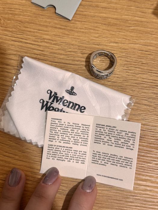 Vivienne Westwood, Пръстен, Сребро, Размер: 6.5-7