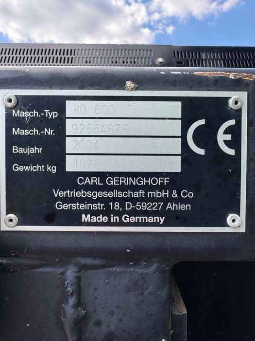 Echipament pentru recoltat porumb GERINGHOFF ROTA DISC 600