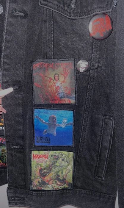 Geacă personalizată cu trupe metal