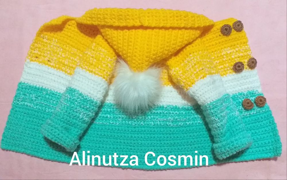 Pulover crosetate manual, groase