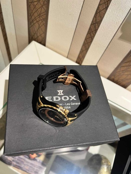 Edox Grand Ocean Decentrique Date Automatic FULL SET!