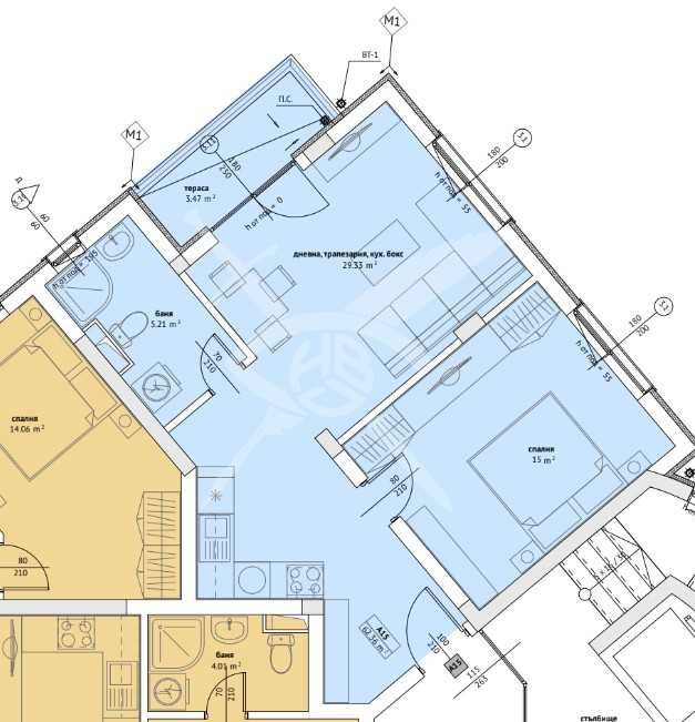 Двустаен апартамент в Созопол 64162