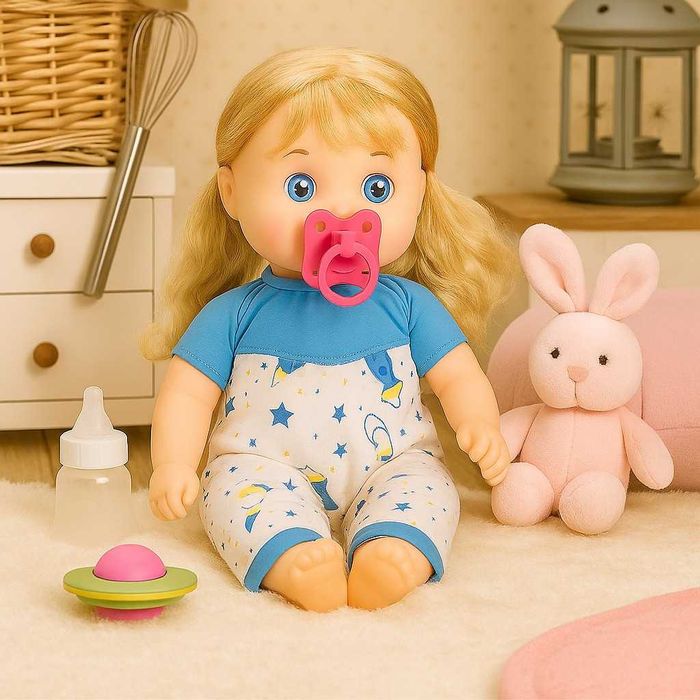 Кукла с шише и биберон – различни визии.