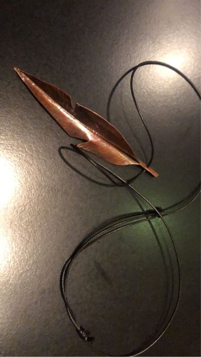 Colier Hand Made Cupru Metalizat