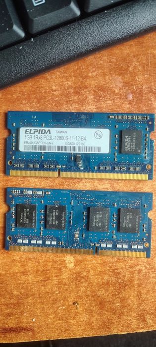 Ram DDR3 laptop SODIMM 2X4Gb