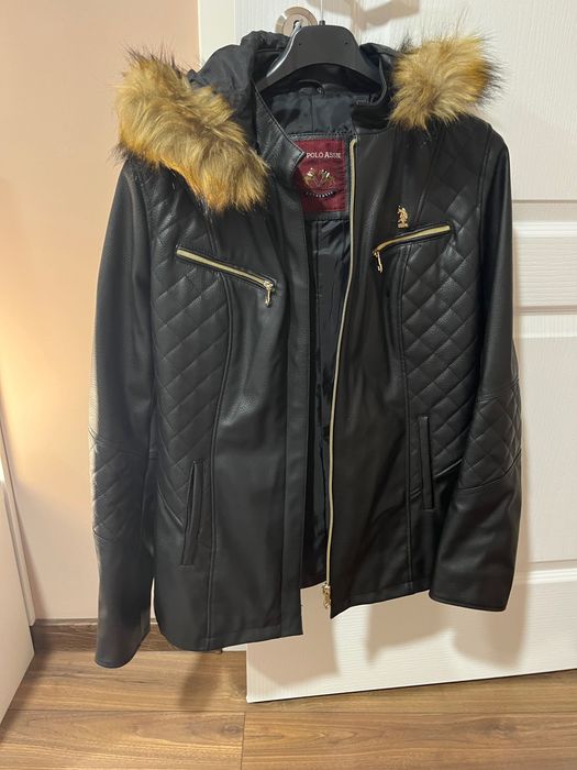 Дамско кожено яке US Polo ASSN