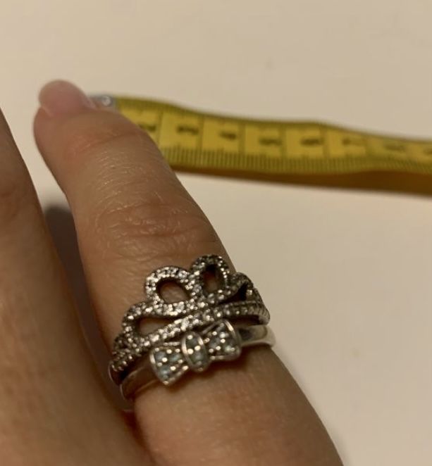 Inele argint S925 cu pietre zirconiu , gen Pandora