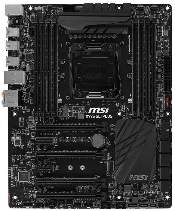 Дъно Дънна платка MSI X99S SLI PLUS 2011-3 X99 до 128GB DDR4
