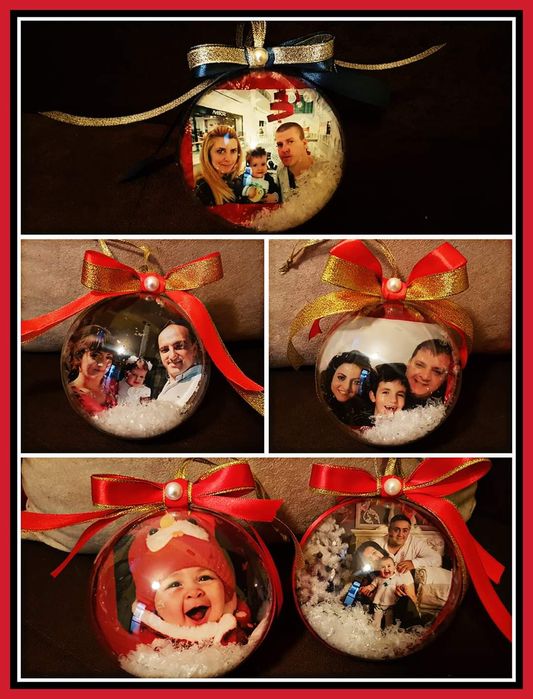Коледна топка с ваша снимка