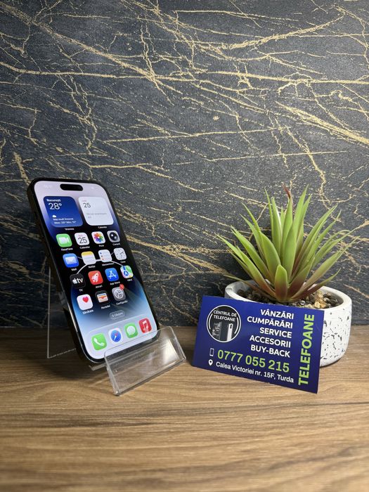 Iphone 14 Pro/128Gb/ Garantie 2 Ani Centrul de Telefoane/Rate