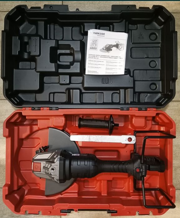 Parkside performance flex 40V polidisc polizor baterie 20V disc 230mm