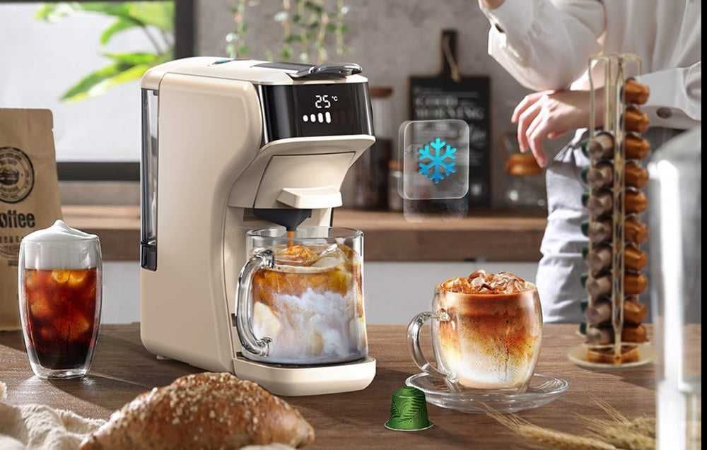 Кафемашинa с капсули HiBREW 5 в 1 H1B-beige,Гаранция