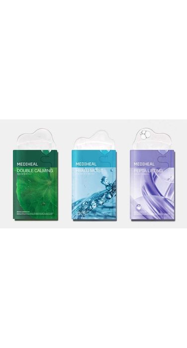 Набор из 3 масок, Mediheal Daily Solution Mask Pack, 15 штук