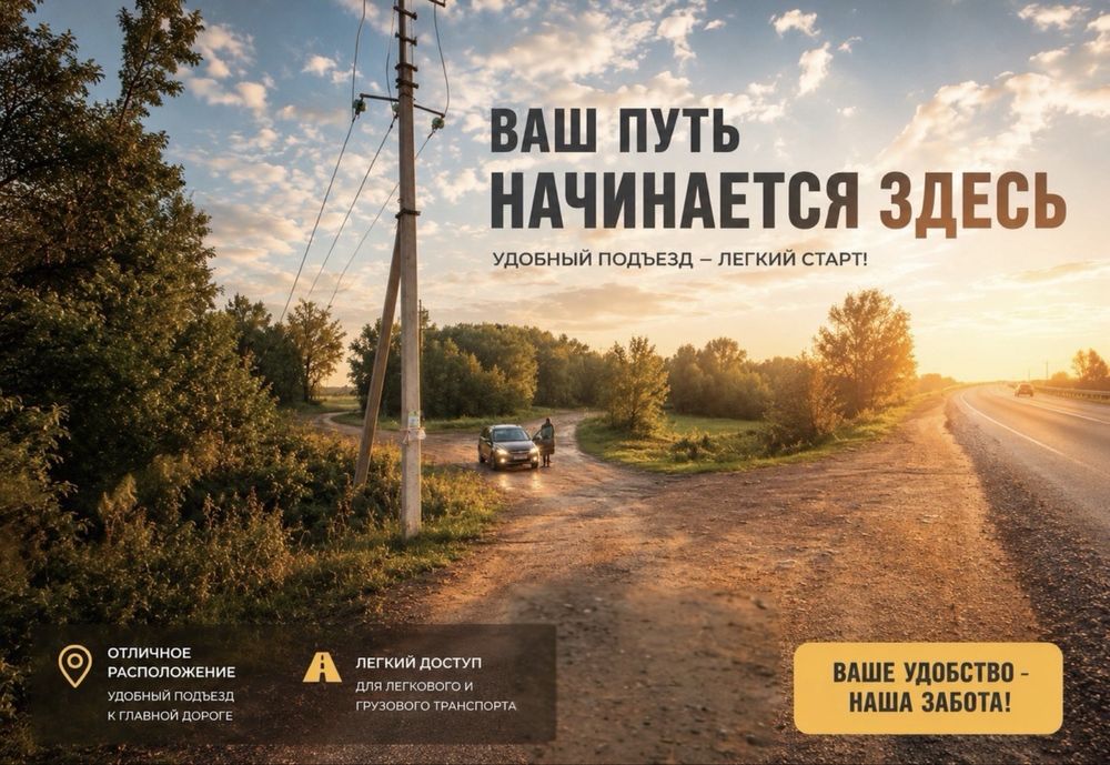 участок в перспективном районе