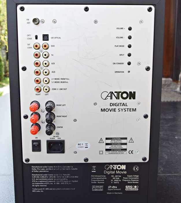 Subwoofer activ Canton Digital Movie DM 2